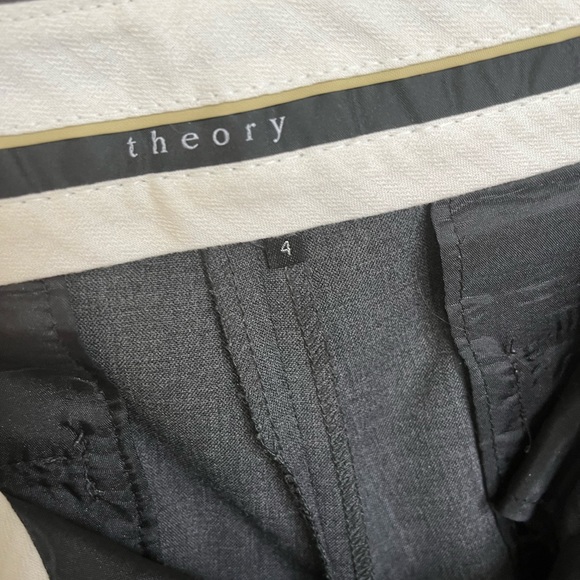 Theory black dress trouser pants, size 4, bootcut - Picture 5 of 5